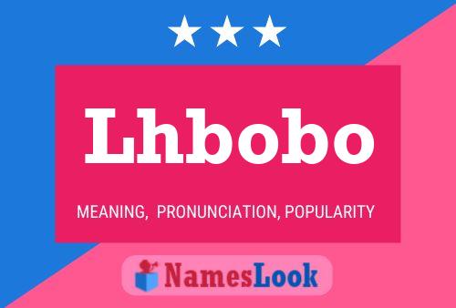 ملصق اسم Lhbobo