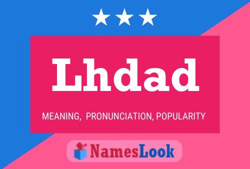 ملصق اسم Lhdad