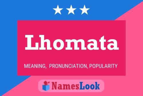 ملصق اسم Lhomata