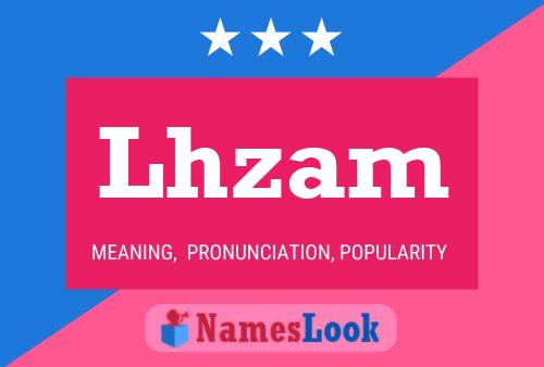 ملصق اسم Lhzam