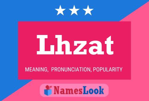 ملصق اسم Lhzat