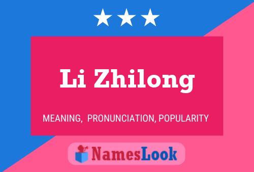 ملصق اسم Li Zhilong