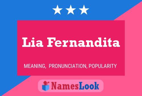 ملصق اسم Lia Fernandita