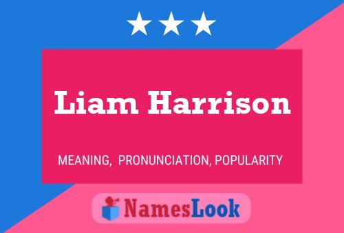 ملصق اسم Liam Harrison