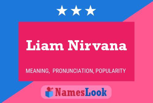 ملصق اسم Liam Nirvana