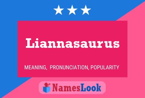 ملصق اسم Liannasaurus