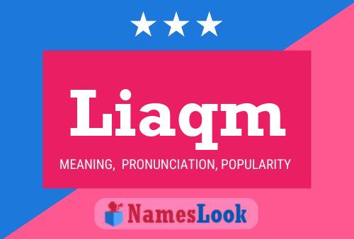 ملصق اسم Liaqm