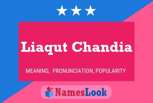 ملصق اسم Liaqut Chandia