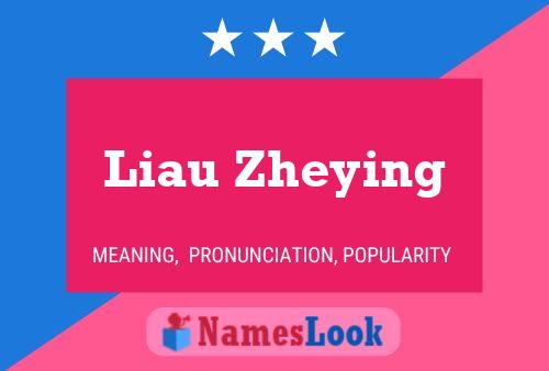 ملصق اسم Liau Zheying