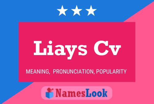 ملصق اسم Liays Cv