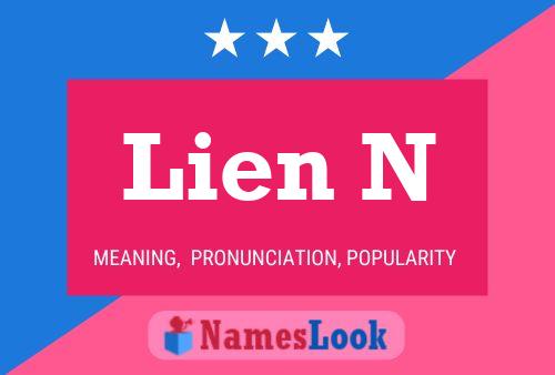 ملصق اسم Lien N