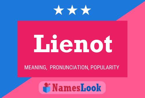 ملصق اسم Lienot