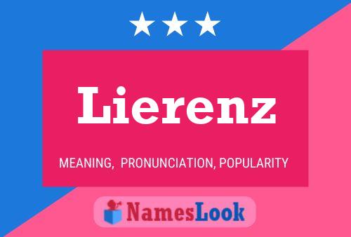 ملصق اسم Lierenz