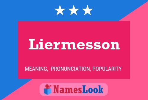 ملصق اسم Liermesson