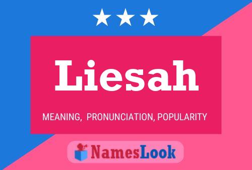 ملصق اسم Liesah