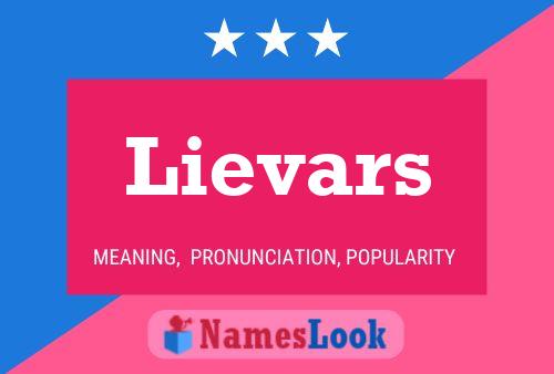 ملصق اسم Lievars