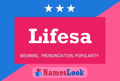 ملصق اسم Lifesa