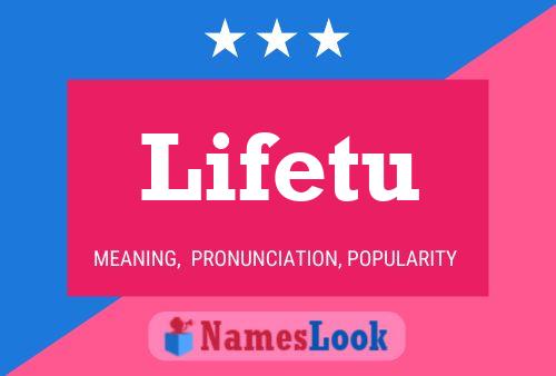 ملصق اسم Lifetu