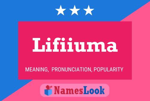 ملصق اسم Lifiiuma