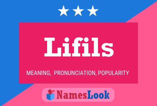 ملصق اسم Lifils