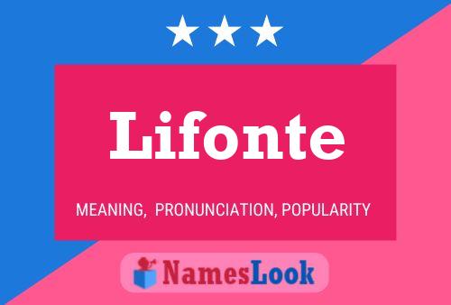 ملصق اسم Lifonte