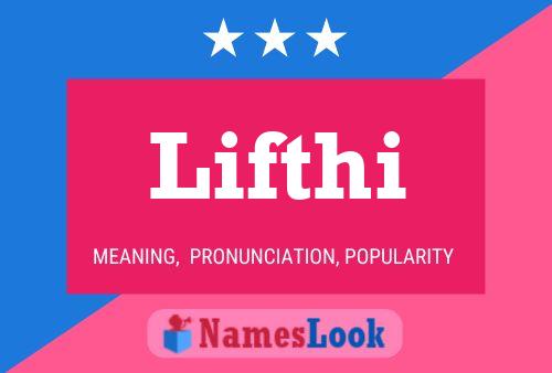 ملصق اسم Lifthi