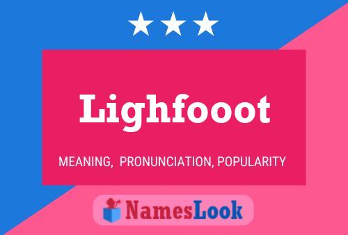 ملصق اسم Lighfooot