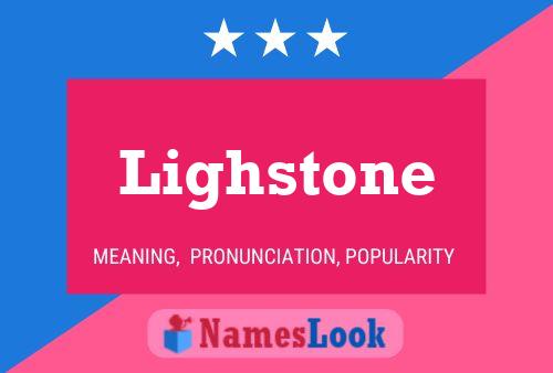 ملصق اسم Lighstone