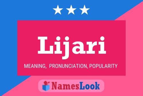 ملصق اسم Lijari