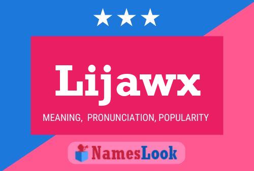 ملصق اسم Lijawx