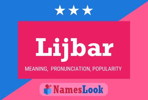 ملصق اسم Lijbar