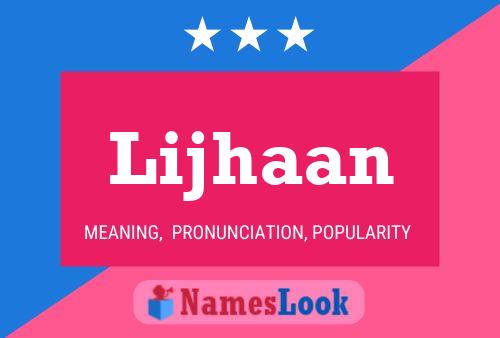 ملصق اسم Lijhaan