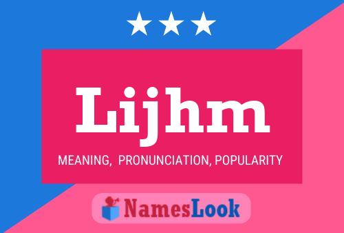 ملصق اسم Lijhm