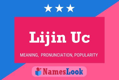 ملصق اسم Lijin Uc