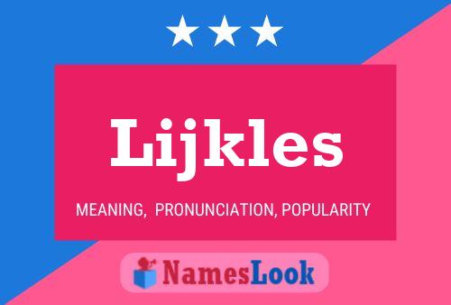 ملصق اسم Lijkles