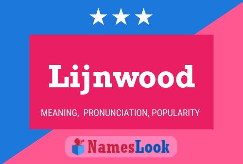 ملصق اسم Lijnwood