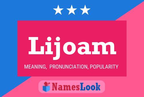 ملصق اسم Lijoam