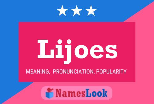 ملصق اسم Lijoes