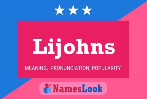 ملصق اسم Lijohns