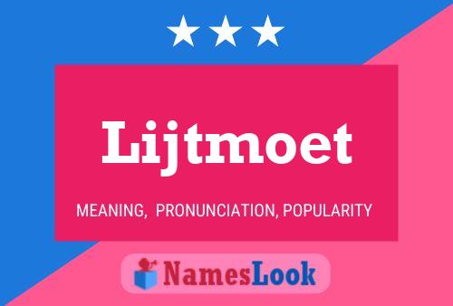 ملصق اسم Lijtmoet