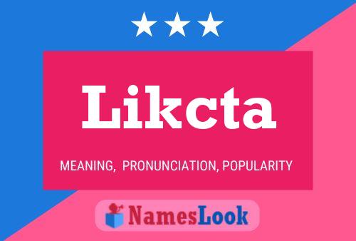 ملصق اسم Likcta