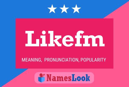 ملصق اسم Likefm