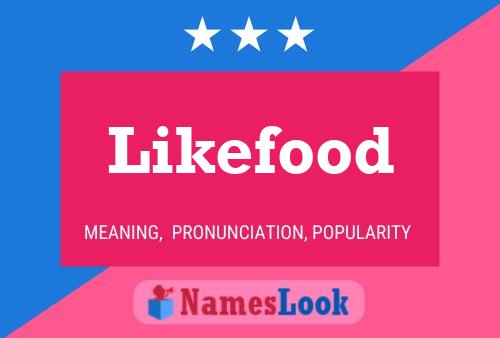 ملصق اسم Likefood