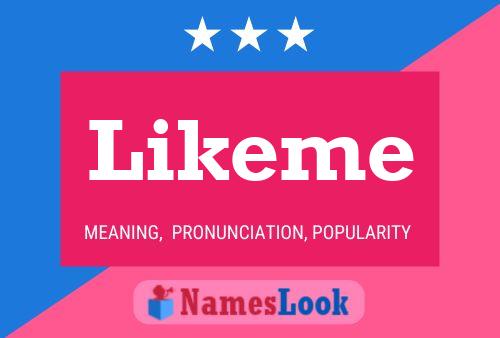 ملصق اسم Likeme