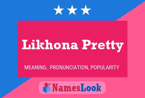 ملصق اسم Likhona Pretty