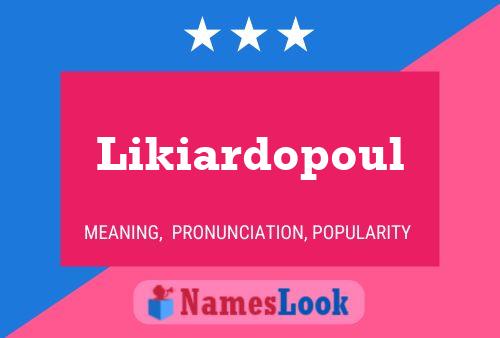 ملصق اسم Likiardopoul