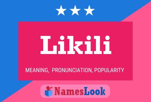 ملصق اسم Likili