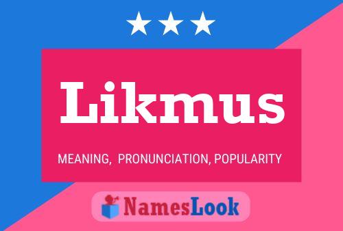 ملصق اسم Likmus