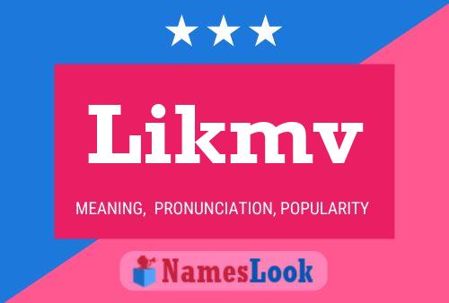 ملصق اسم Likmv