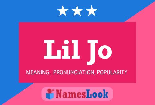 ملصق اسم Lil Jo